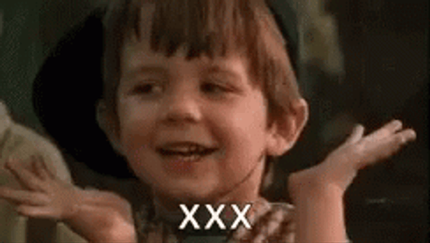 Flattered Little Boy GIF