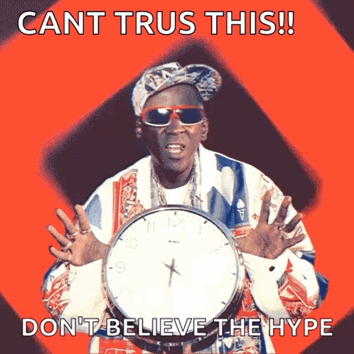 Flava Flav Can't Trus This GIF