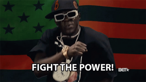 Flava Flav Fight Power GIF
