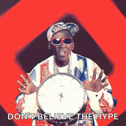 Flava Flav Poses Clock Don't Believe Hype GIF
