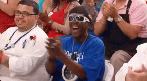 Flavor Flav Applauding In The Audience GIF