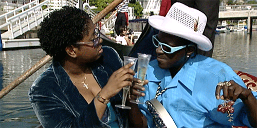 Flavor Flav On A Date Aboard A Boat GIF