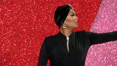 Flavor Flav With Rupaul On Drag Race Show GIF