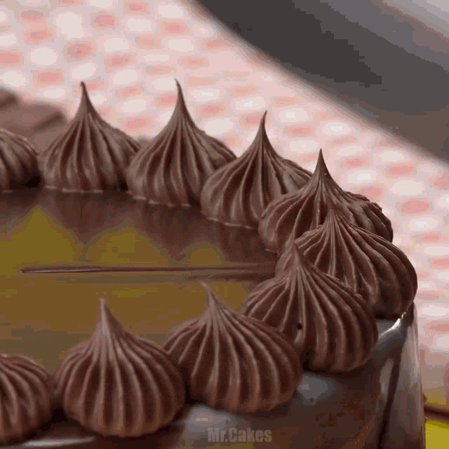 Flavorful Chocolate Cake Slice GIF
