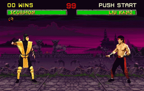 Flawless Victory Scorpion Wins Fatality GIF