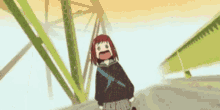 Flcl Mamimi Samejima Mouth Wide Open GIF