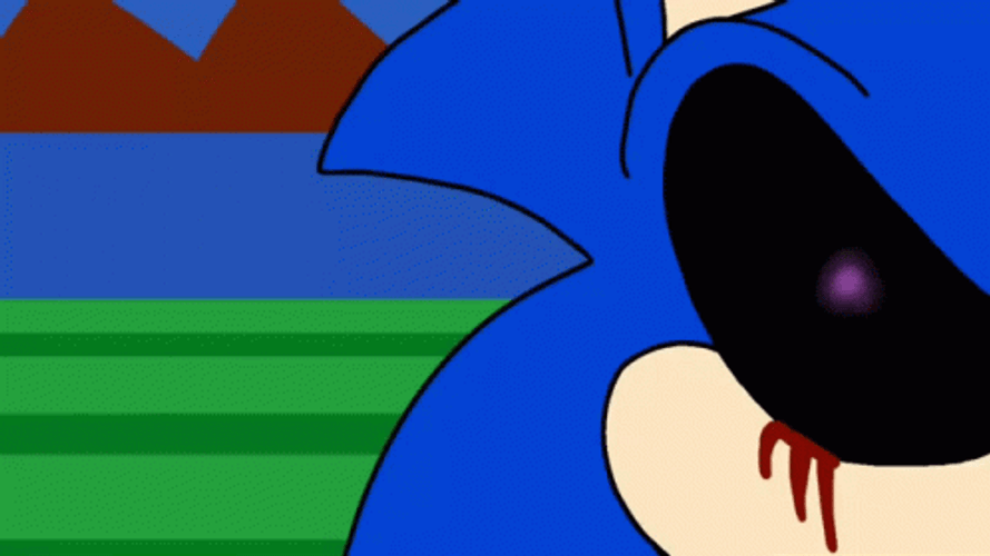 Fleetway Super Sonic Exe Sticker GIF