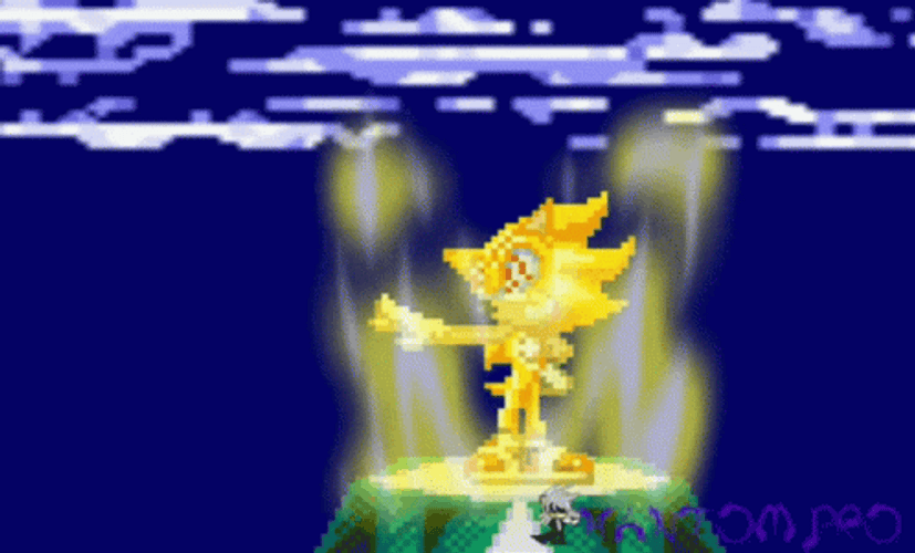 Fleetway Super Sonic Sonic The Hedgehog
