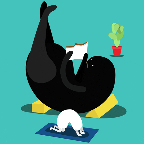 Flexible Creatures Can Also Do Yoga GIF