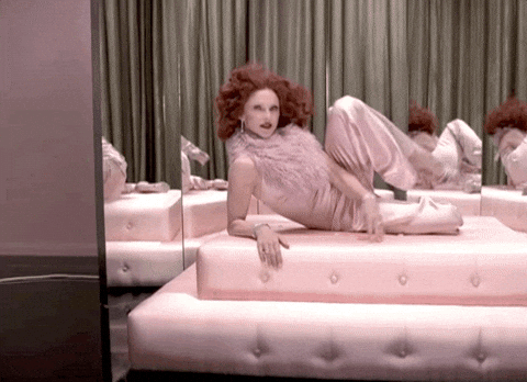 Flexible Madonna In Her Music Video GIF