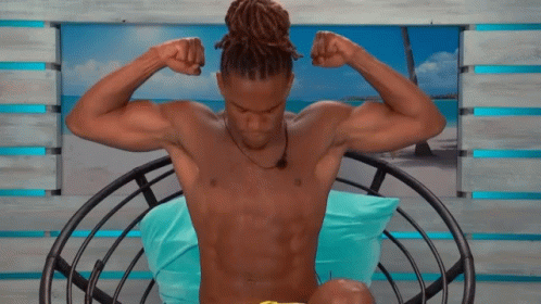Flexing Abs GIF