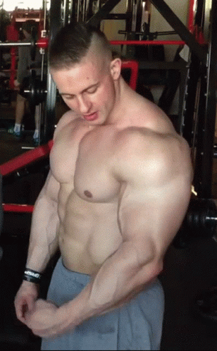 Flexing Straight Arm Pulldown GIF