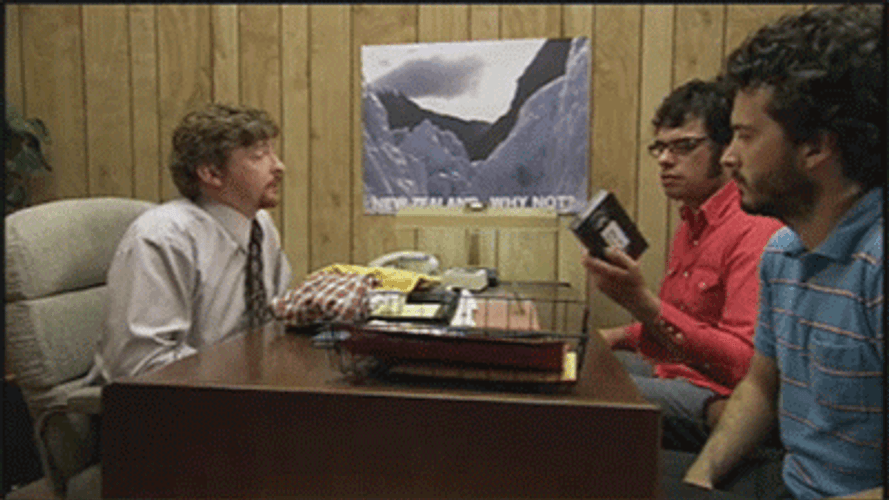 Flight Of The Conchords Giving Vhs GIF