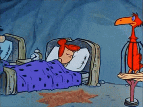 Flintstone Fred Drowsy GIF