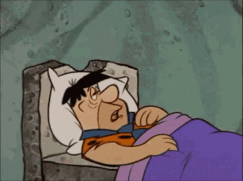 Flintstone Fred Snoring GIF