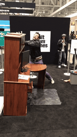 Flip Table Push GIF