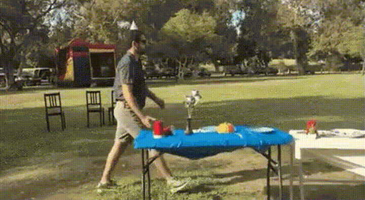 Flip Table Slow Motion GIF