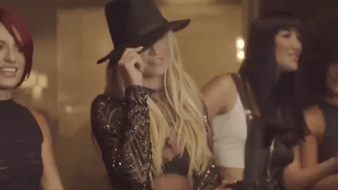 Flirty Britney Spears GIF