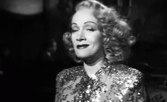 Flirty Singer Marlene Dietrich GIF
