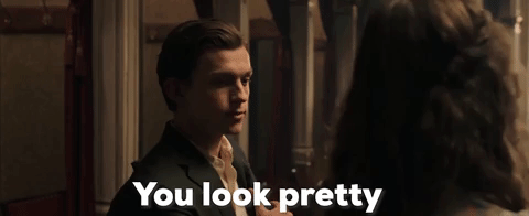 Flirty Spider-man You Look Pretty GIF