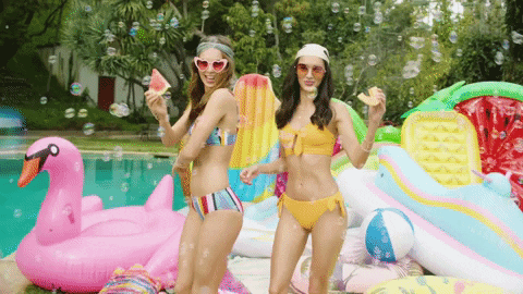 Floaties Behind The Party Girls GIF