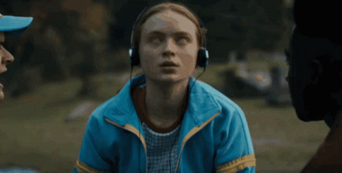Sadie Sink Max Floating Stranger Things GIF