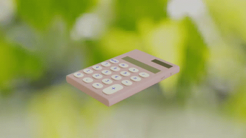 Floating Calculator Transition GIF