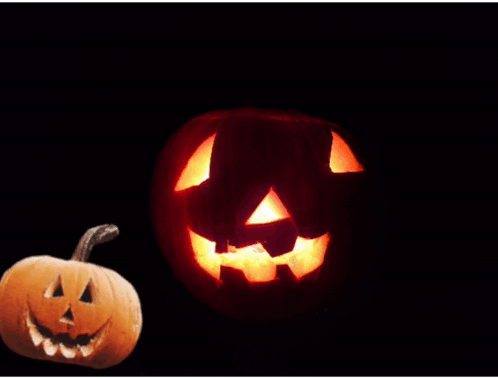 Floating Pumpkin Make You Dance GIF