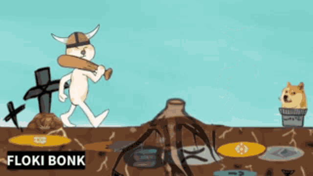 Flokibonk Cryptocurrency Gif GIF