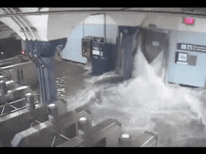 Flood Machine Room Water Gushing Overflow GIF
