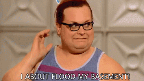 Flooded Ginger Minj Not Sure GIF