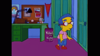Flooded Milhouse Van Houten GIF