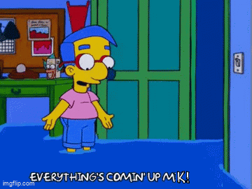 Flooded Room Cartoon Saying Everything's Comin Up MK