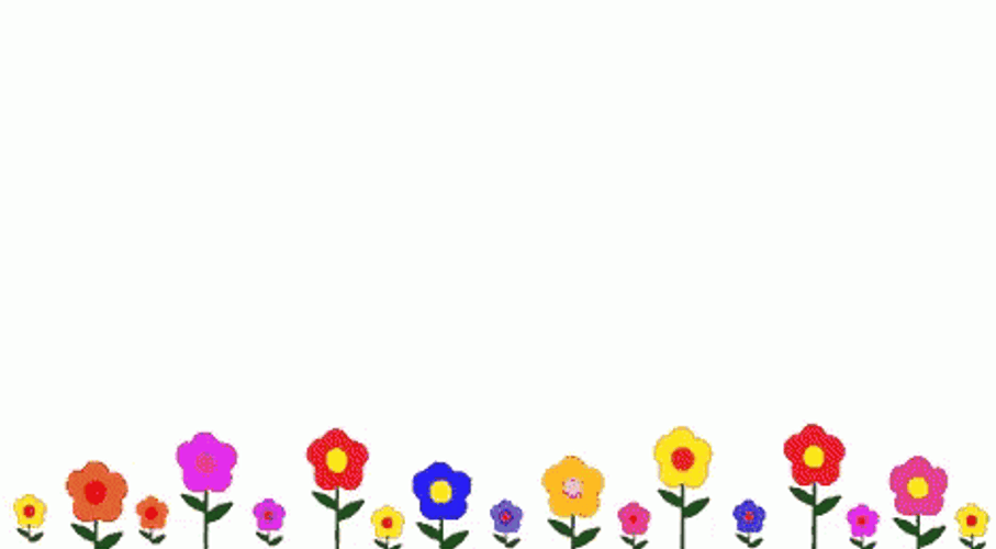 Floral Glittery Animated Thank You