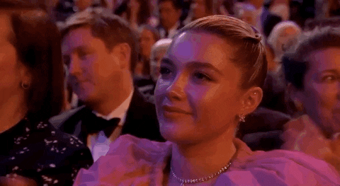Florence Pugh Clapping GIF