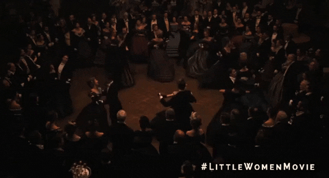 Florence Pugh Dancing Little Women GIF