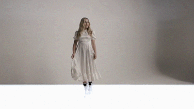 Florence Pugh Little Women Oscars Photoshoot GIF