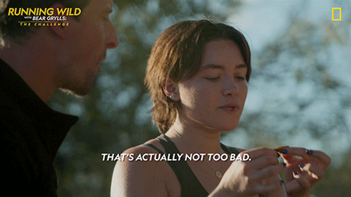 Florence Pugh Nat Geo Eating GIF