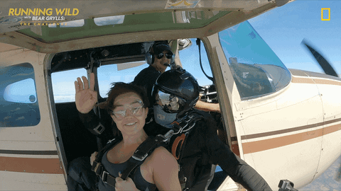 Florence Pugh Nat Geo Jump GIF