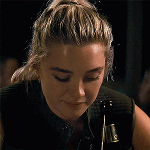 Florence Pugh Yup Yes Yelena Boleva GIF