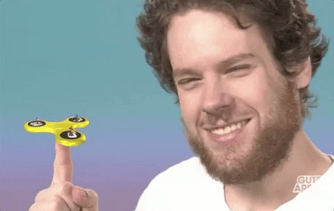 Florentin Will Playing Fidget Spinner GIF