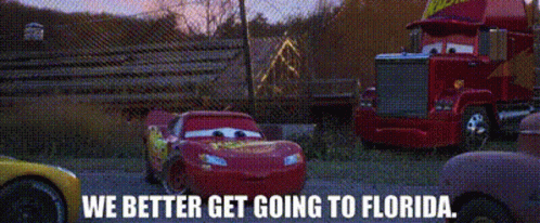 Get Going To Florida Cars Movie GIF