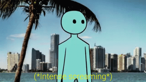 Florida Landscape Intense Screaming GIF