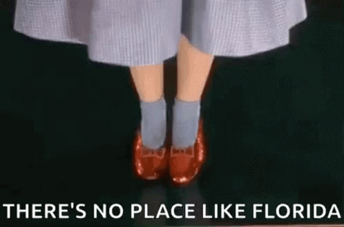 No Place Like Florida Tapping Lighting Shoes GIF