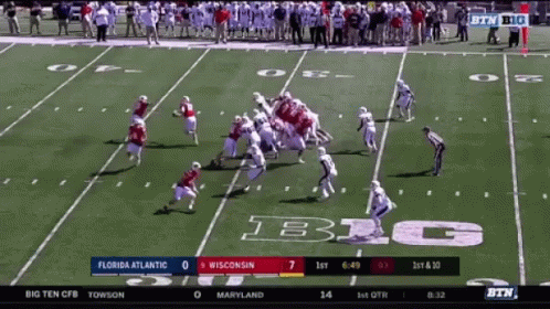 Florida Atlantic vs Wisconsin Football Game