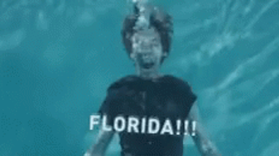 Florida Man Drowning GIF