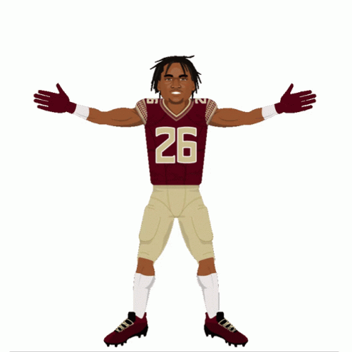 Florida State Animated Colorful Celebration GIF