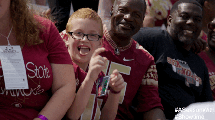Florida State Little Boy Guns Motion To The Camera GIF