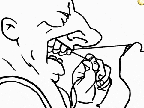 Floss Animation Cartoon GIF