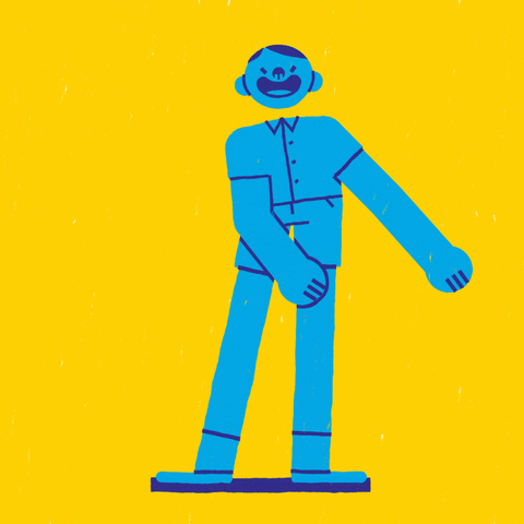 Floss Dancing Animation GIF